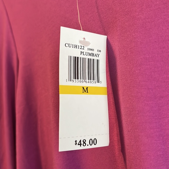 Plumbay: Pink: Women’s long sleeve shirt: size M- new with tags - Picture 2 of 3